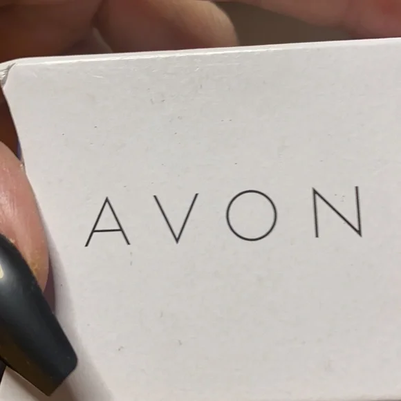 Avon Double Dangle Heart Post Back Earrings with Rhinestones - Picture 3 of 3